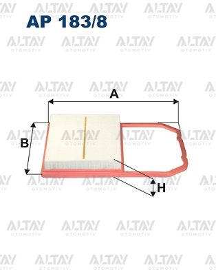 Seat Ibiza Hava Filtresi 2018- OEM 04C129620E
